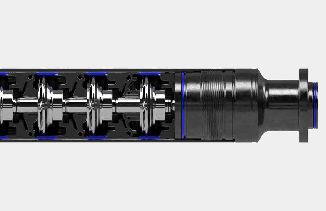 3D render of the Reda Agile ESP system 
